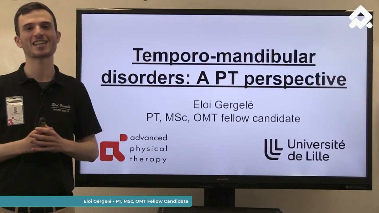 Troubles temporo-mandibulaires - Cours et techniques