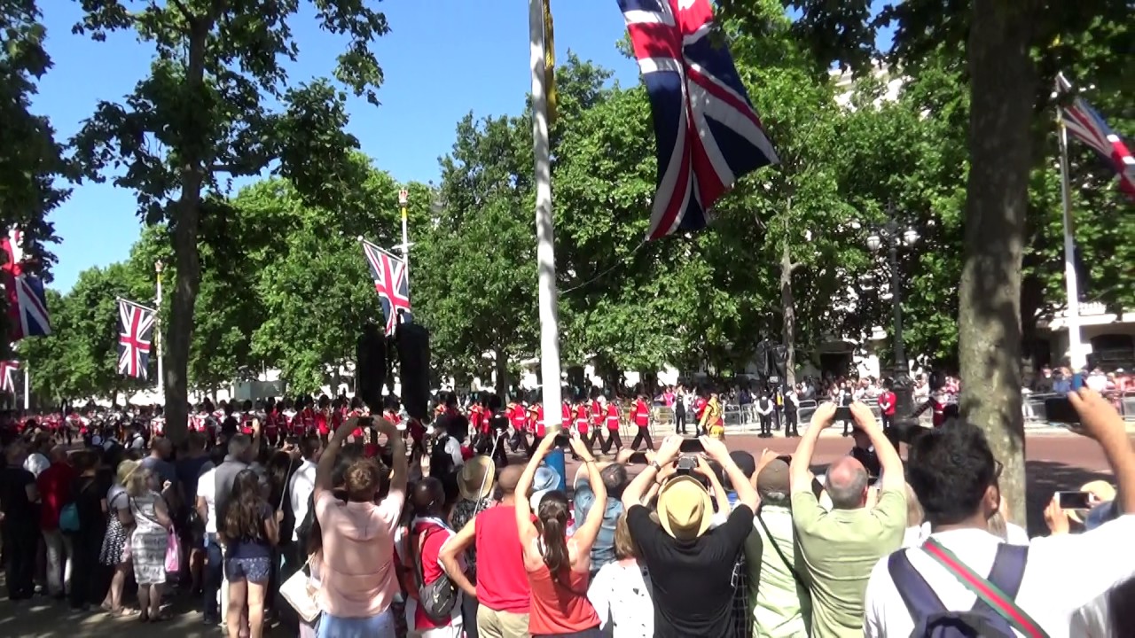 Band of the Irish Guards Trooping the colour 2017