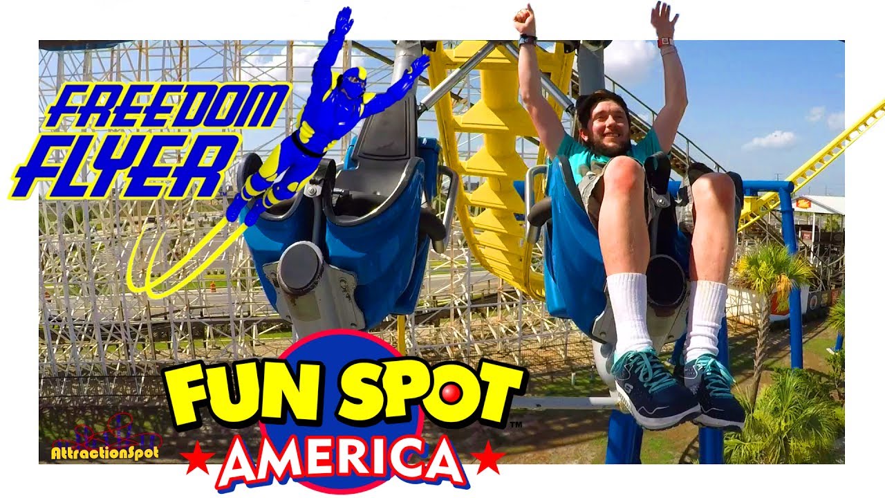Freedom Flyer Riders Cam 60 FPS (HD) Fun Spot America Orlando