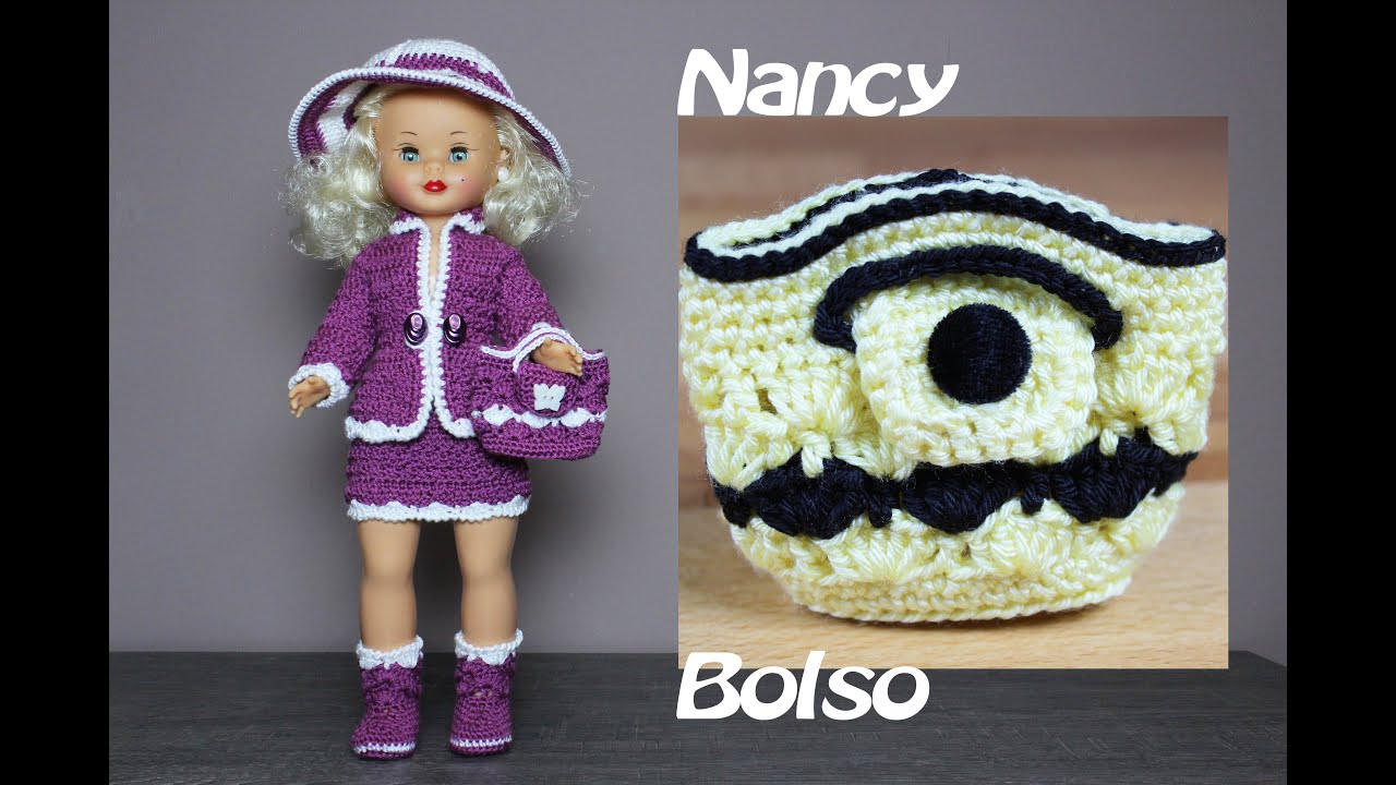 Traje chaqueta para Nancy a ganchillo. Parte 5 Bolso