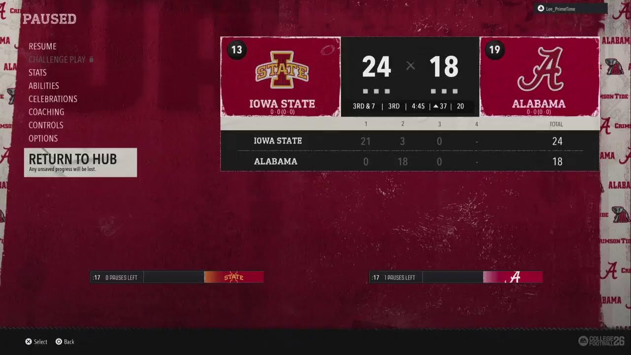D4L NCAA Alabama vs Iowa St Y7W1