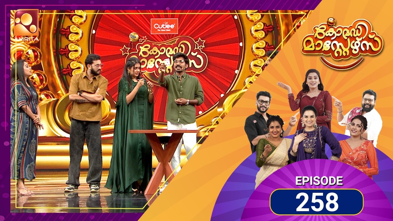 258 Episodes of Laughter! 😂 Comedy Masters Keeps the Fun Rolling | Comedy Masters | Amrita TV