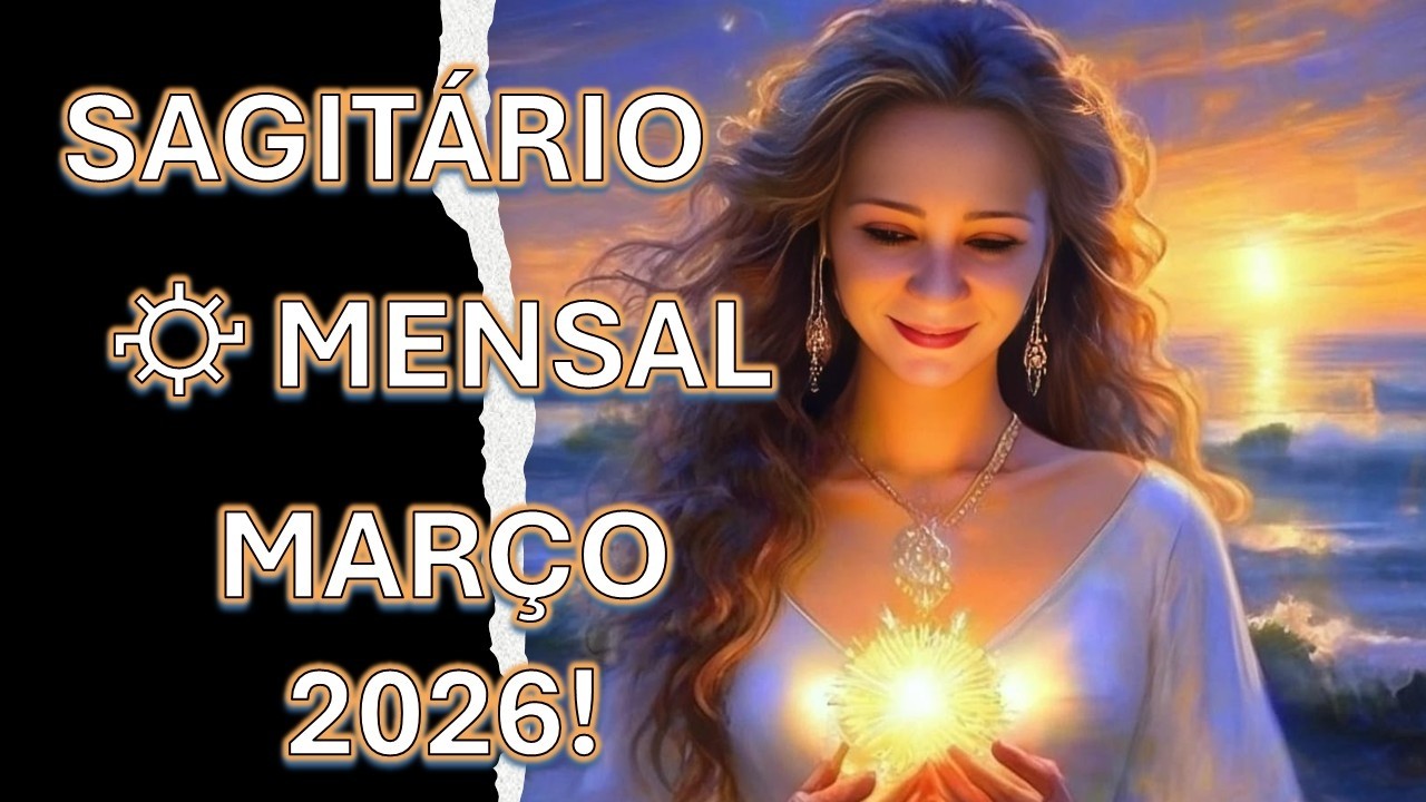 ♐SAGITÁRIO🔮 MENSAL MARÇO DE 2026!