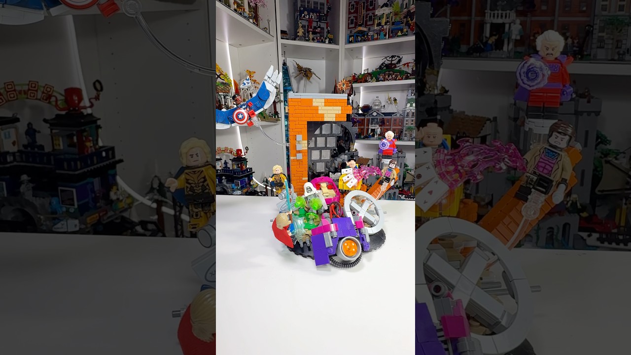 I Built A #lego MOC From Avengers Doomsday based on leaks and rumors! 🔥#avengersdoomsday #shorts