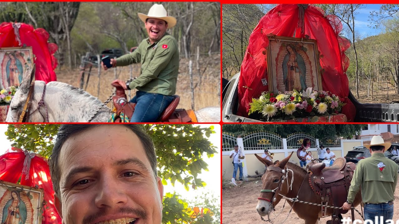 ASÍ CUMPLÍ MI MANDA CON LA VIRGENCITA Y UNA CABALGATA EN SU HONOR ❤️👑#ranchero95
