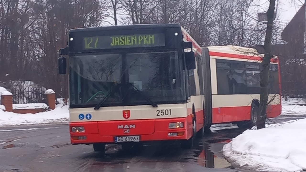 Przejazd linią nr 127 kierunek Jasień PKM Obejrzyj do końca