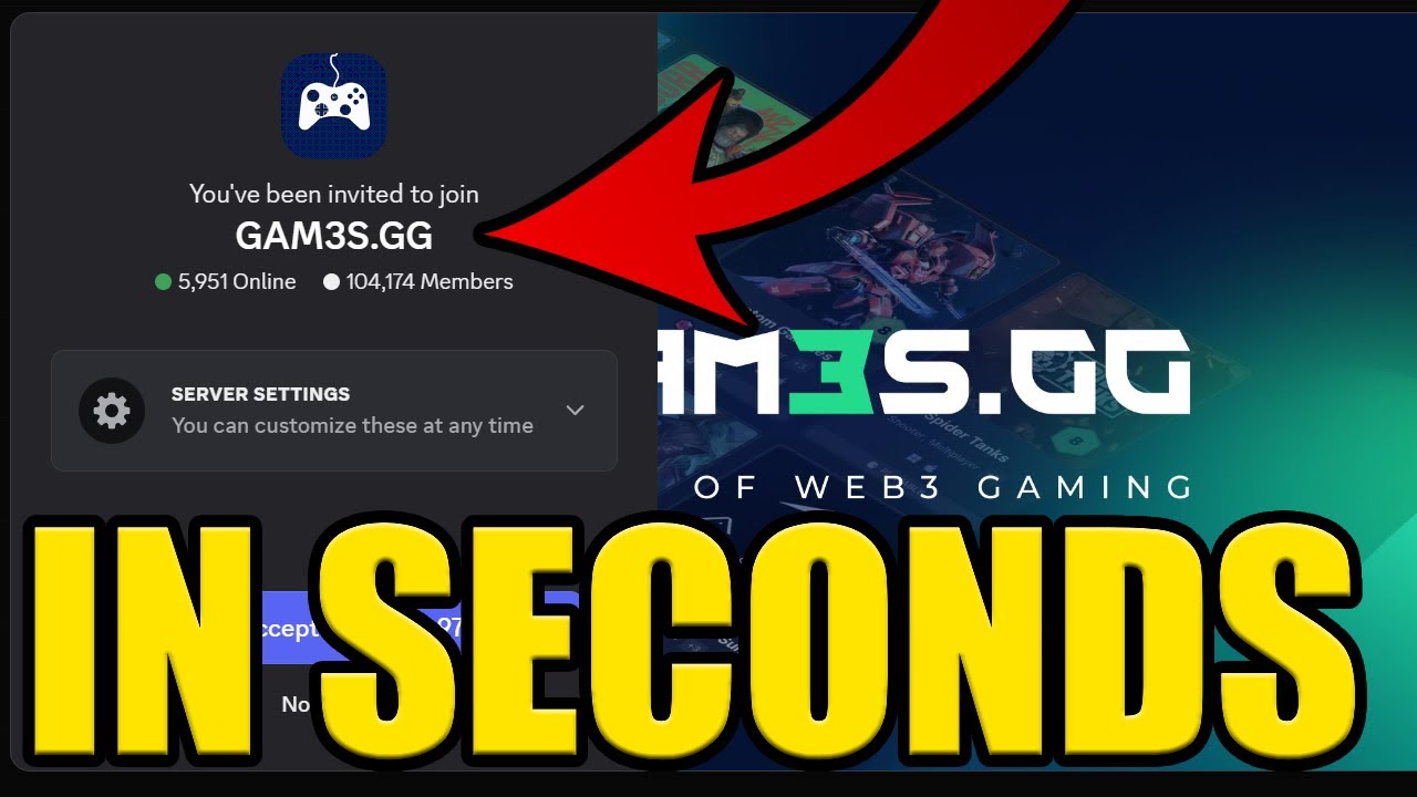 HOW to JOIN WEB3 GAMES DISCORD SERVER ✅PC & MOBILE✅
