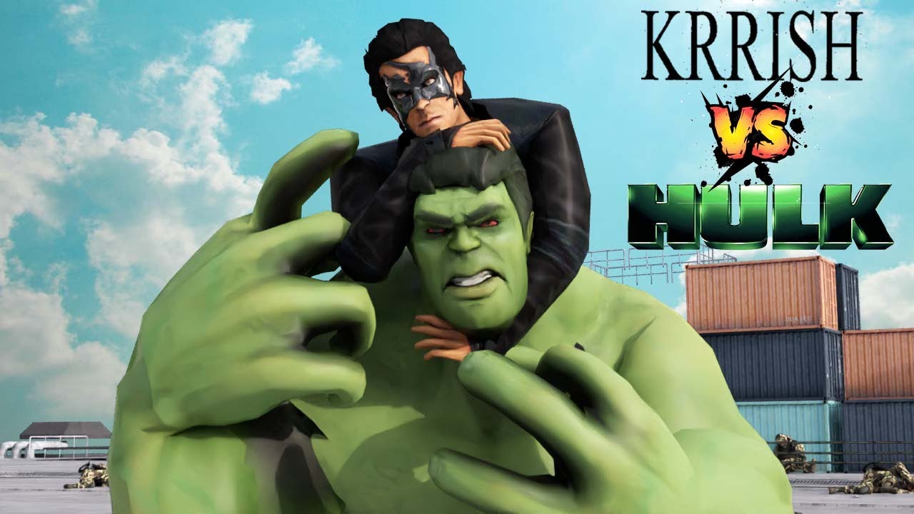 Krrish Vs Hulk (Epic Fight Battle) |FAN MADE| Animated