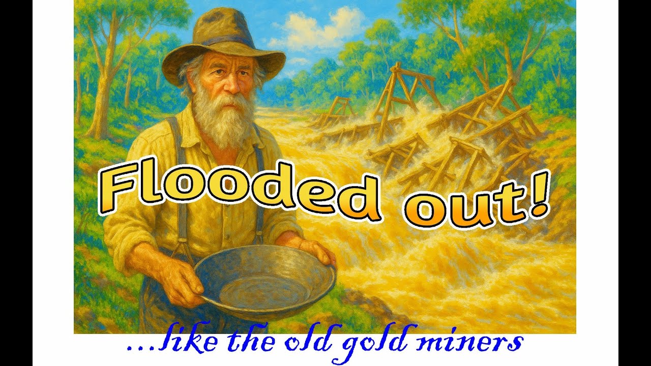 Flooded out... like the old time gold prospectors!