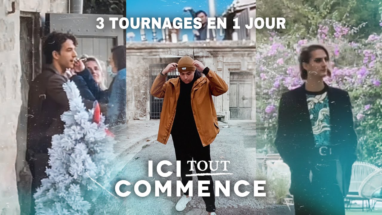 3 tournages en 1 jour - ICI TOUT COMMENCE - vlog // YANN FL