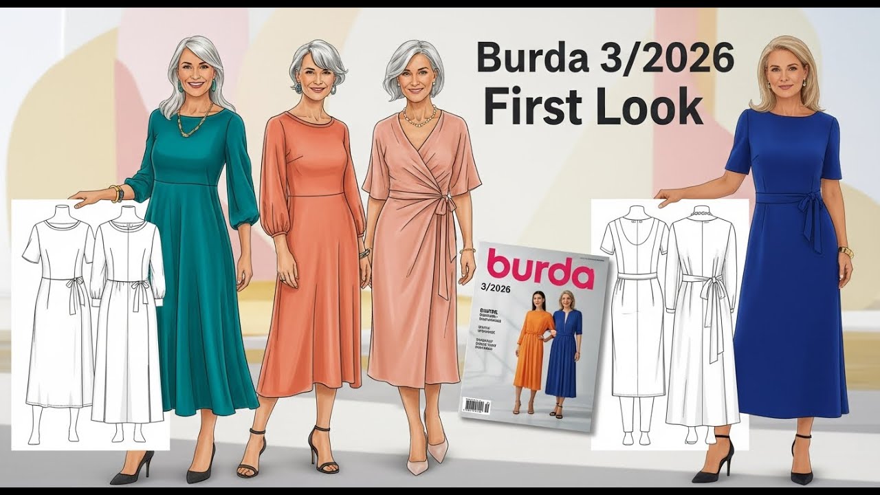 Burda 3/2026 First Look And Technical Line draw