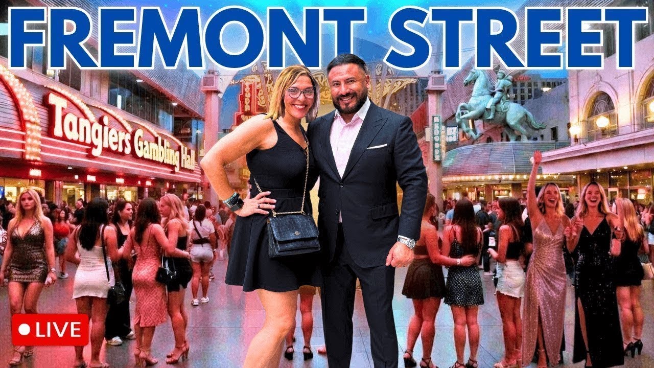 🔴Las Vegas Live Cam | FREMONT STREET | Crowds of Party People | Sat April 4, 2026