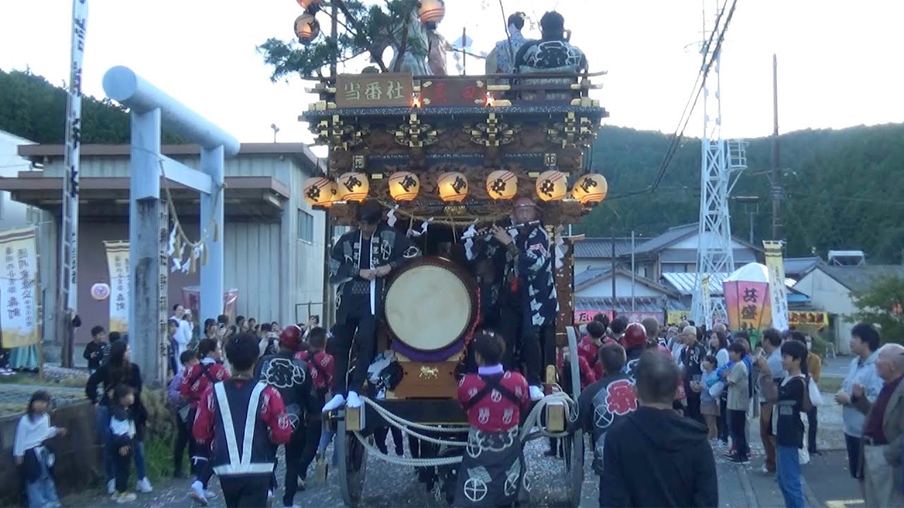 令和5年度他市町へ笛吹き派遣（森町三倉許禰神社例祭）