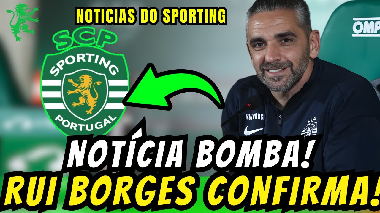 ⚠️ NOTÍCIA BOMBA EM ALVALADE: COISA GRANDE FOI CONFIRMADA! NOTÍCIAS DO SPORTING CLUBE DE PORTUGAL