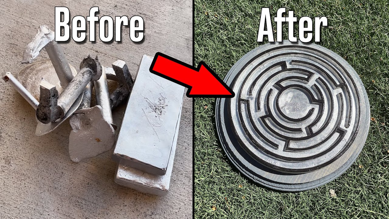 Casting A WORKING Metal Maze From Scrap Aluminum - Make Your 3D Print In Solid Metal