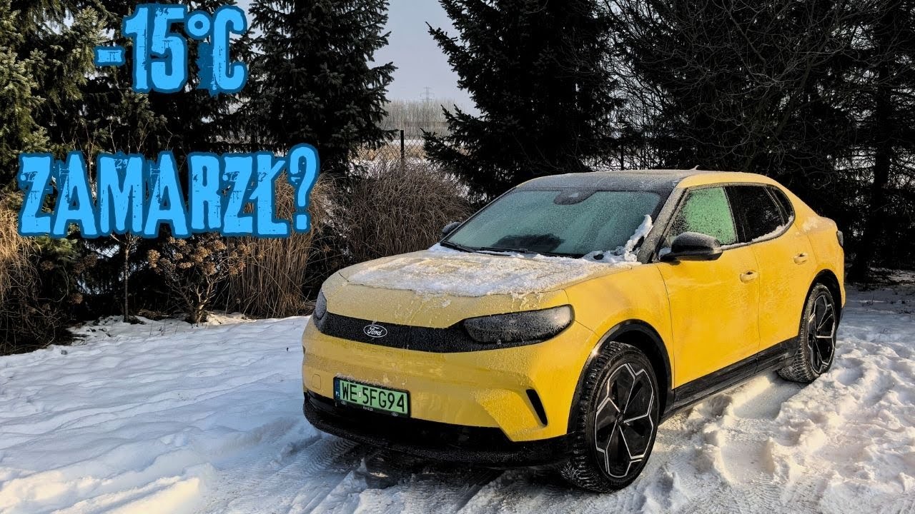 Samochód elektryczny i mróz -15°C