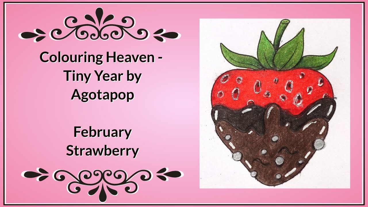 Tiny Year by Agotapop (Colouring Heaven Magazine) February - Strawberry