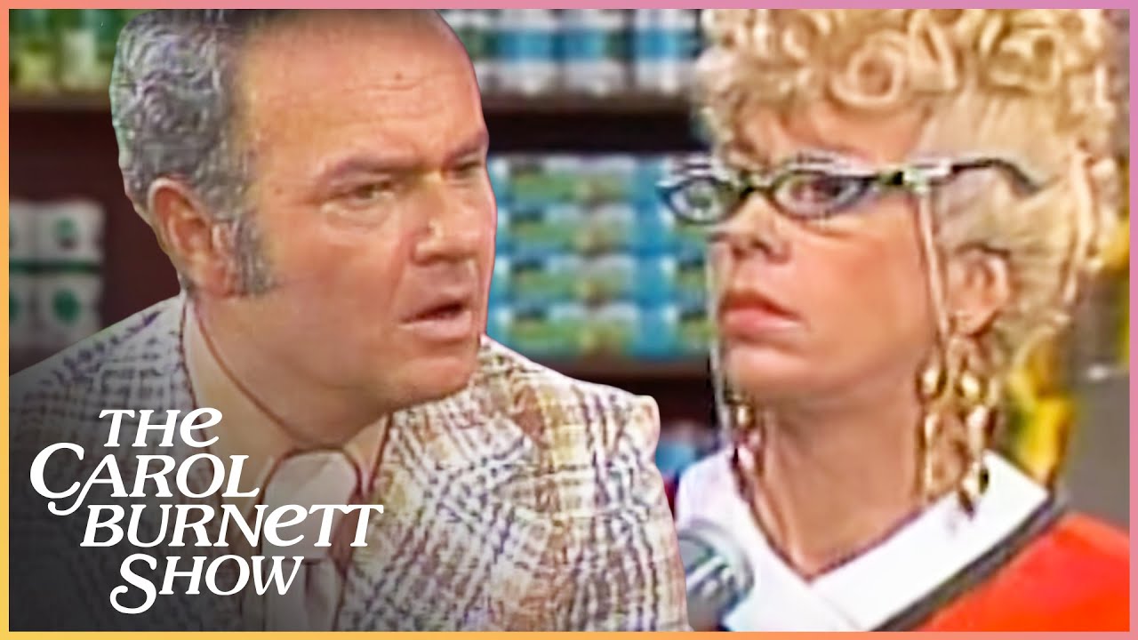 Harvey has the Supermarket Cashier from Hell! | The Carol Burnett Show Clip