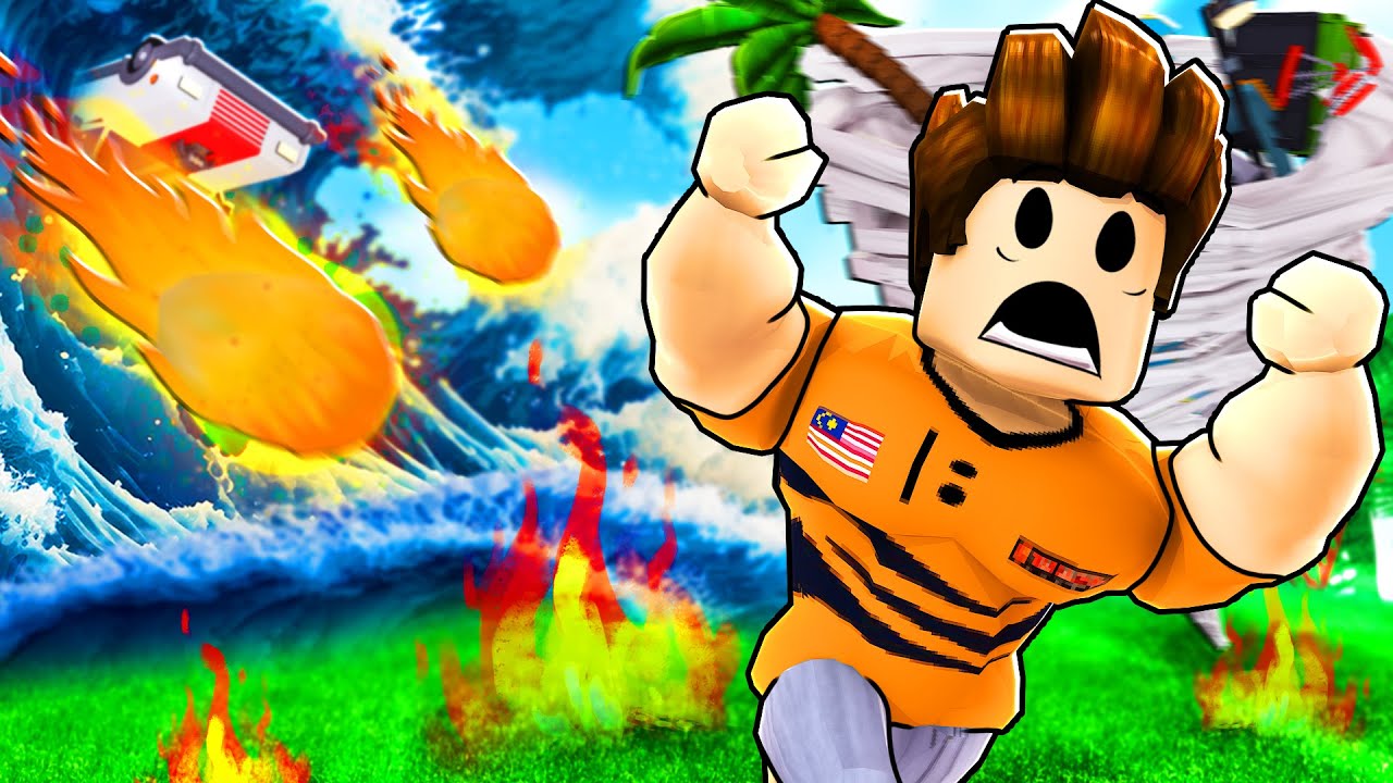 Akhir Zaman... Seram 5 Bencana Alam Berlaku Serentak Dalam Dunia Roblox!!! (Roblox Malaysia)