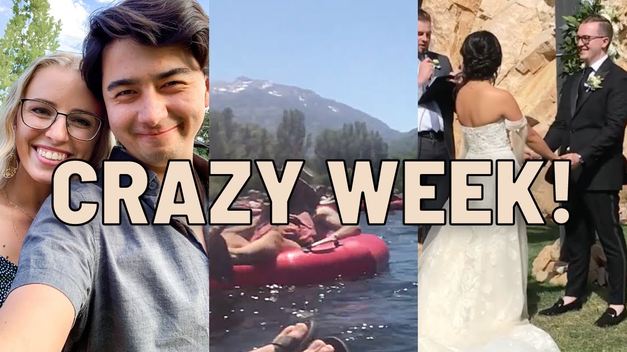 crazy week in my life! // hair appointment, family photos, floating the river, & attending a wedding