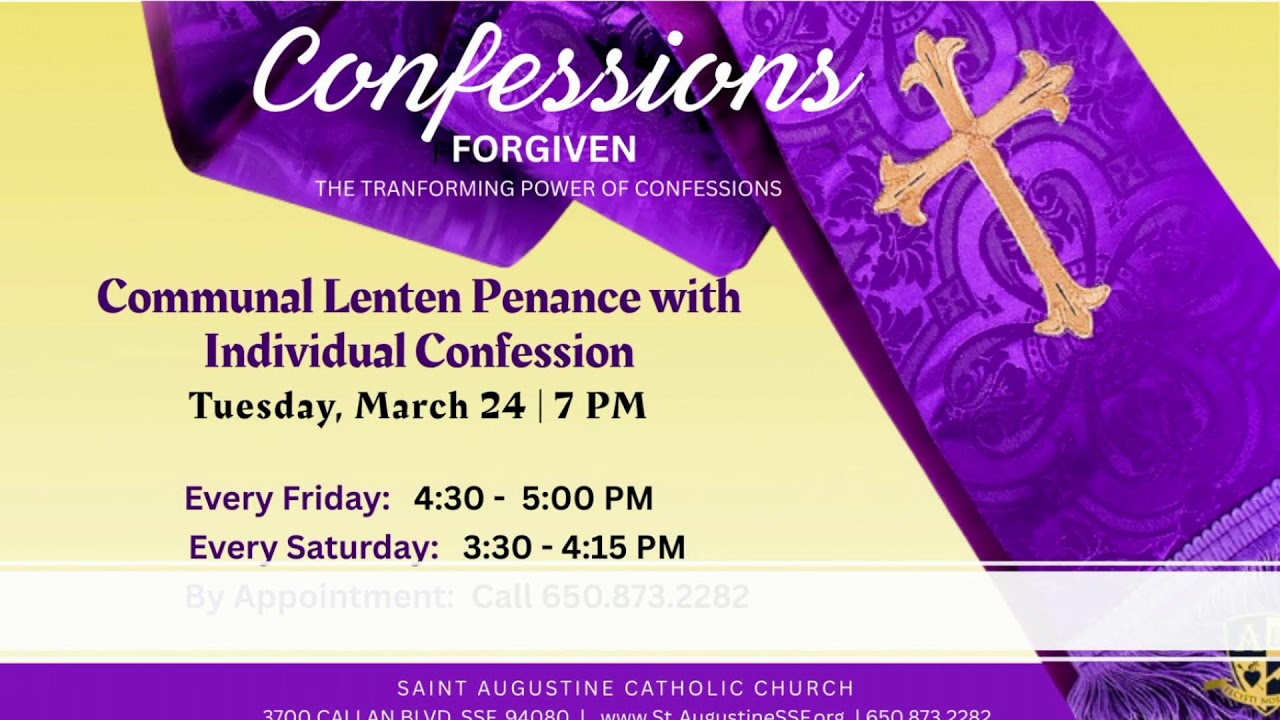 Friday, March 20,  2026 | 9:00 AM Holy Mass,  Presider Rev. Father Ed Dura
