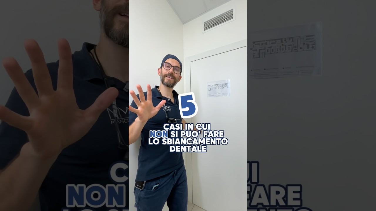 5 casi in cui non si pu&ograve; fare lo sbiancamento dentale 🦷❌