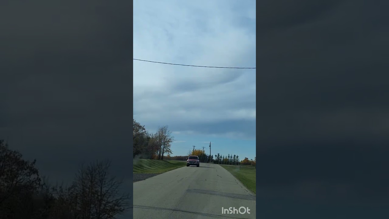 Rural roads in Alberta, Canada