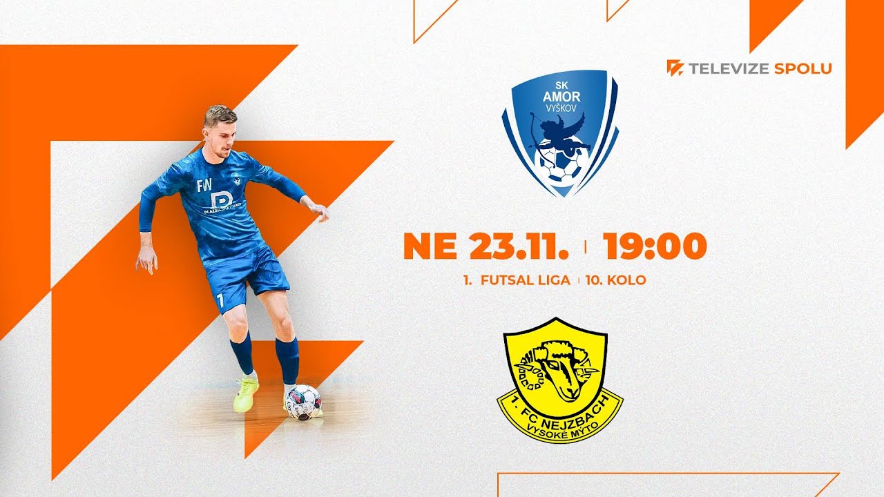 FUTSAL | SK Amor Vyškov - 1. FC Nejzbach Vysoké Mýto (1. Futsal liga /10.kolo/2025-2026)