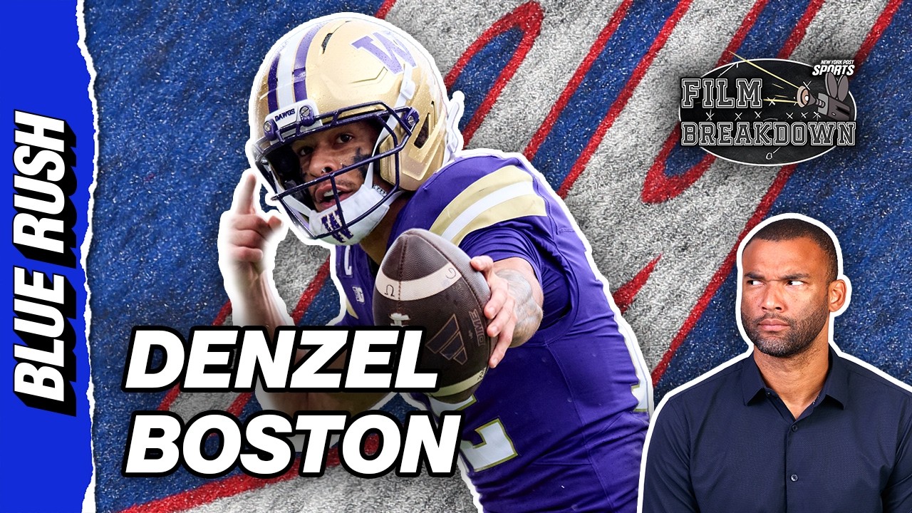 Is Denzel Boston the Giants' ideal BIG-BODIED WR? | Blue Rush