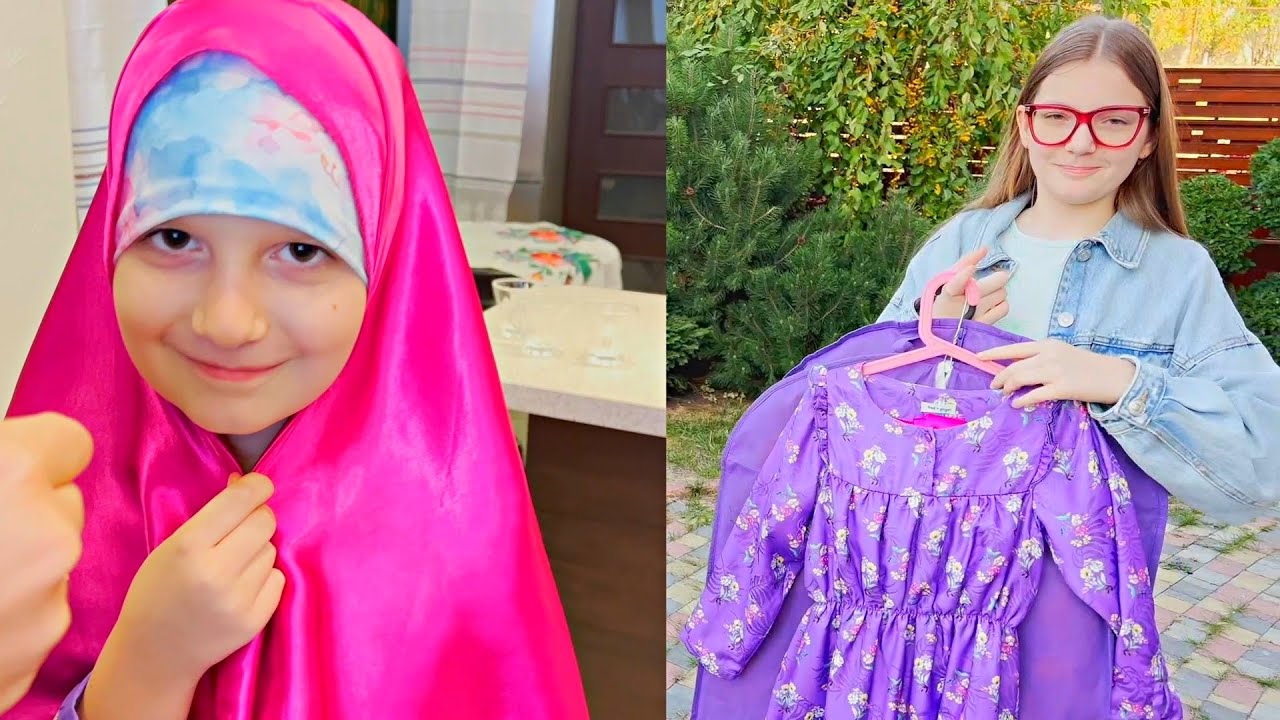 Sara poartă HIJAB 🧕 Proiect la GERMANĂ ✌️