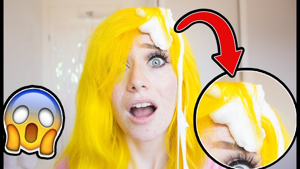 שמתי סליים על השיער!!! (לא ידעתי שזה ייתקע!!!)