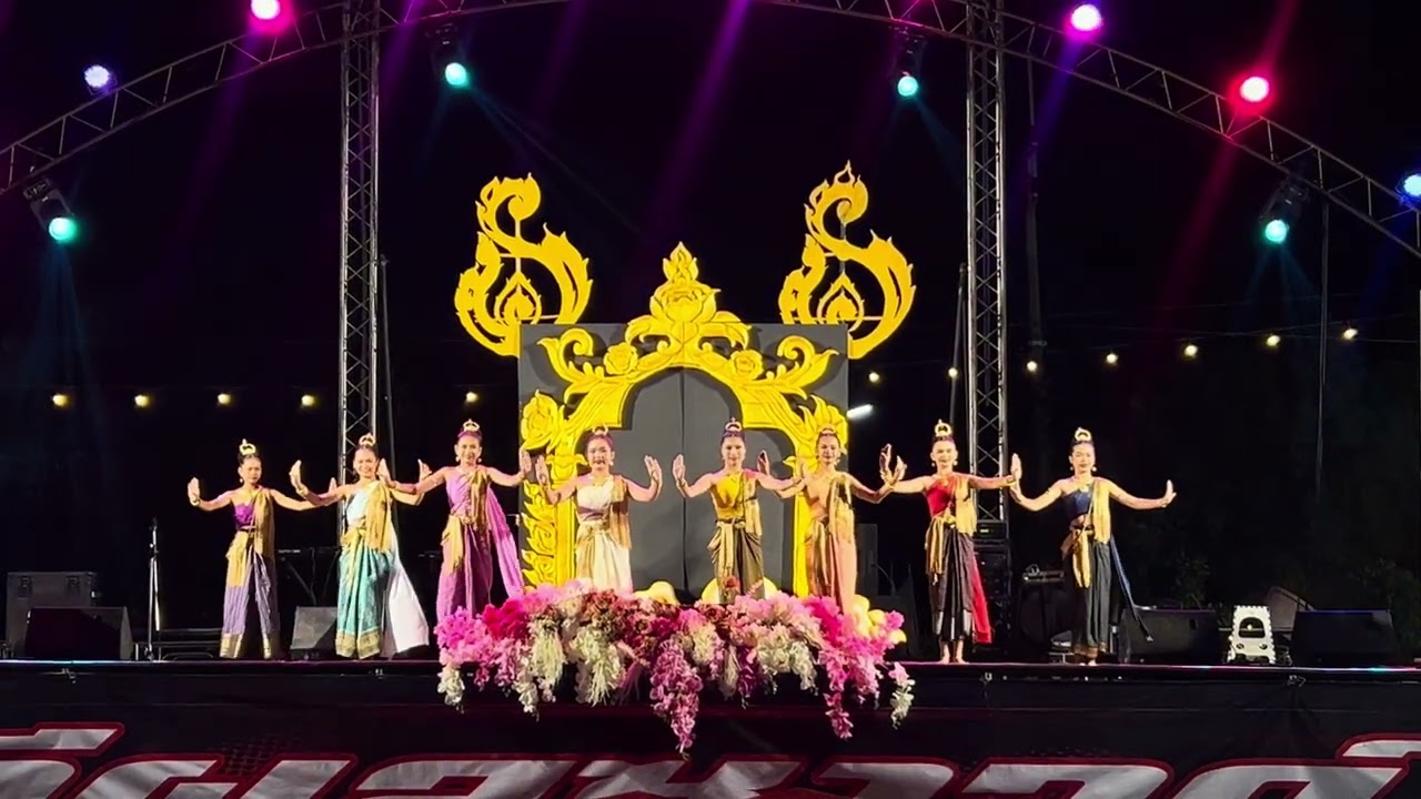 มหันตสักการสมโภช การแสดงพิธีเปิดการประกวดธิดาจำแลง บุญกุ้มข้าวใหญ่ อ.สำโรง ประจำปี2567