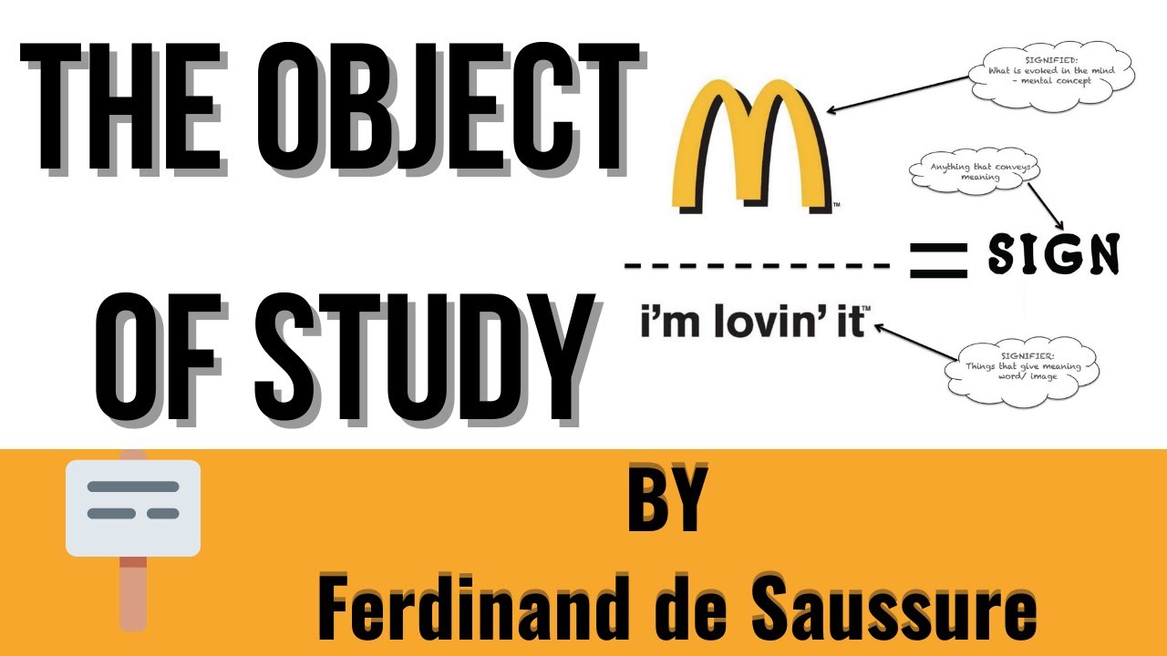The Object of Study by Ferdinand de Saussure | Critical Theory English literature | In English |