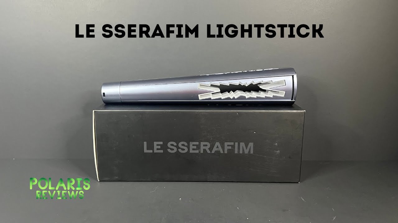LE SSERAFIM Lightstick Unboxing and Review Video Review ASMR