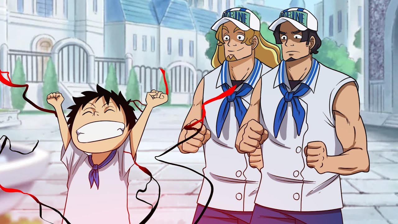 What If Luffy Was Raised By Marine ?