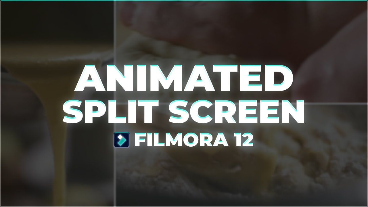 Анимированная анимация с раздельным экраном на Filmora 12