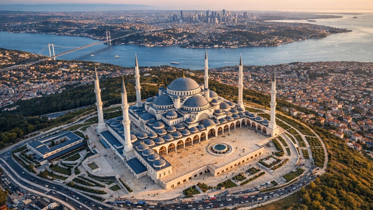 Istanbul Üsküdar’daki Büyük Çamlıca Camisi