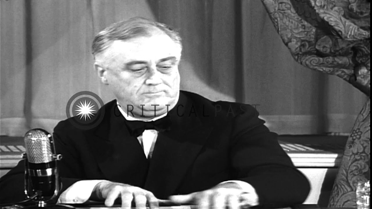 US President Franklin Roosevelt's 