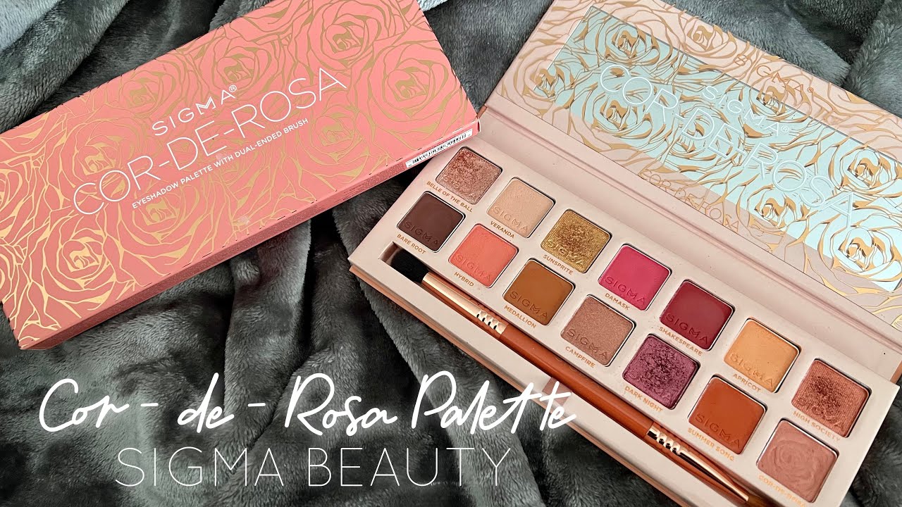 Sigma Beauty Cor-de-Rosa Palette - Live Swatches