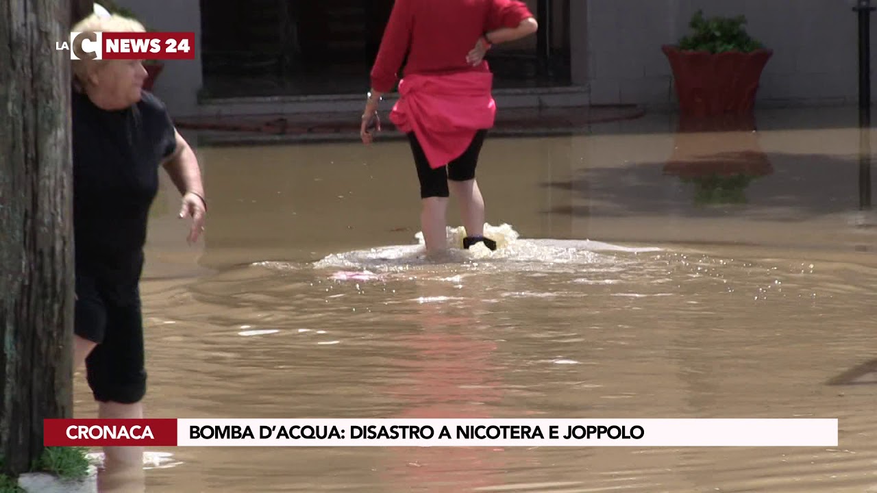 Bomba d'acqua: disastro a Nicotera e Joppolo