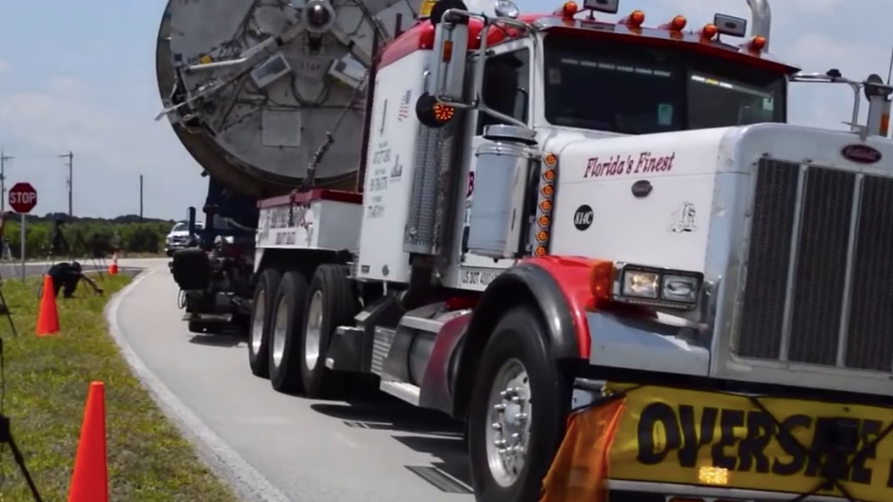 How Space X transported the falcon 9