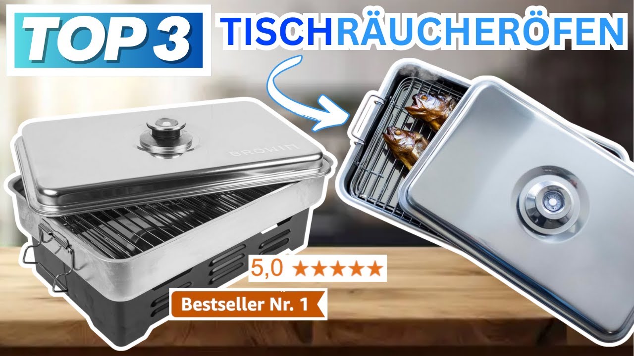 Beste TISCHRÄUCHERÖFEN (Testsieger 2026) | Top 3 Tischräucheröfen Vergleich