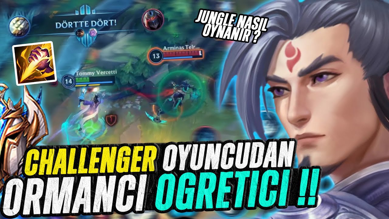 ARTIK ORMANCI OYNAYABİLECEKSİNİZ !! (JUNGLE ÖĞRETİCİ) - Wild Rift