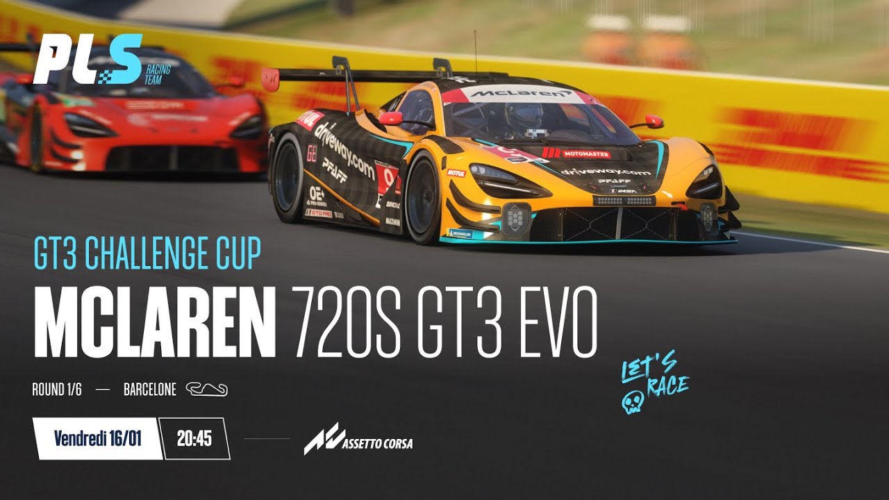 MCLAREN 720S GT3 EVO @BARCELONE