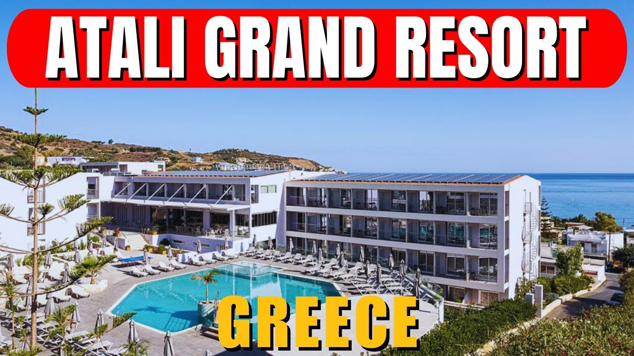 Обзор курорта Atali Grand Resort & Aqua Park в Греции: роскошь для всей семьи и водные развлечения