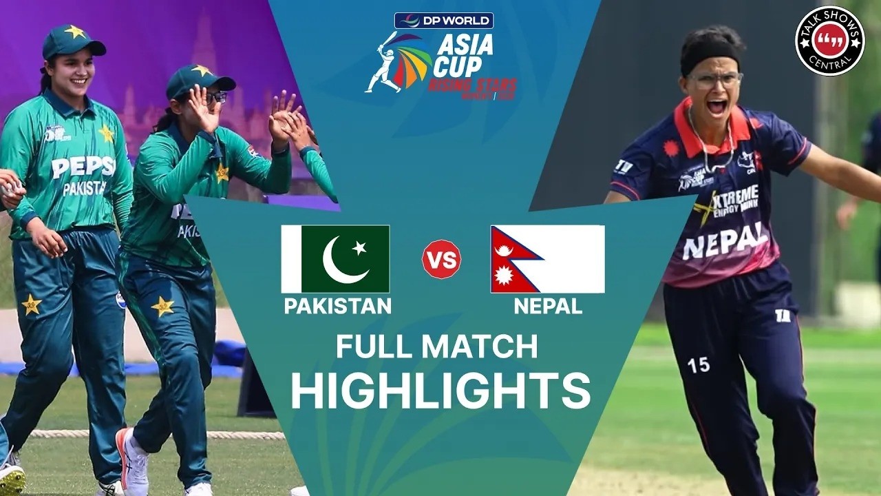 Full Highlights | Pakistan A Women vs Nepal Women | Women's Asia Cup Rising Stars | ZM1J