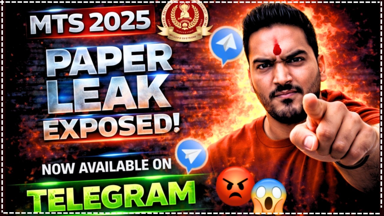 MTS 2025 Paper Leak EXPOSED | Telegram पर क्या चल रहा है?