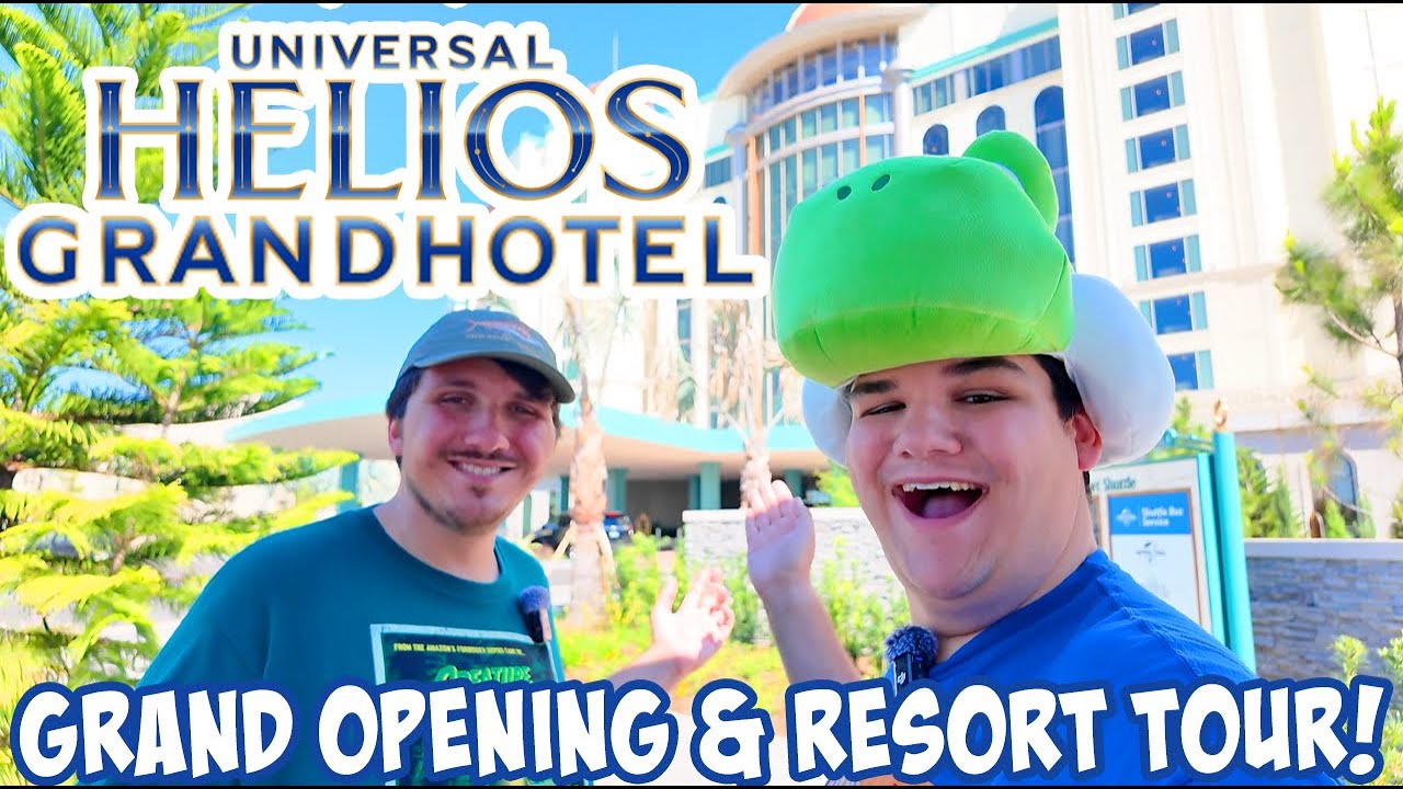 We Stayed at Universal Helios Grand Hotel! | Lunch at Flora Taverna & Full Resort Tour
