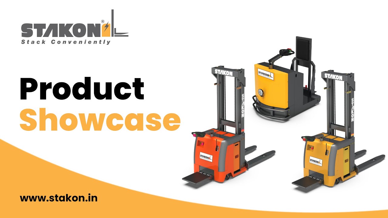 Stakon Product Showcase - Electric Pallet Stackers for Warehouses | Stack Conveniently