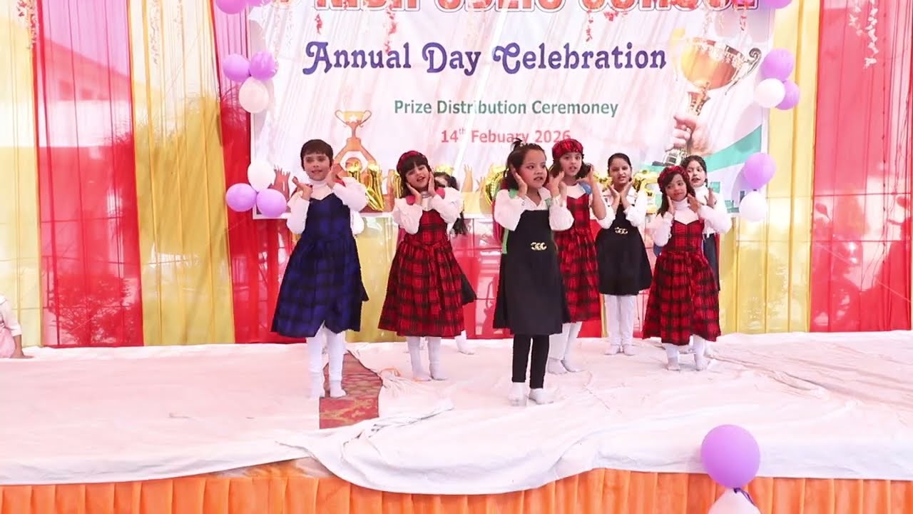 CHALO BACHO UTHAO BASTA CUTE PERFORMANCE BY LITTLE STUDENTS OF ND PUBLIC SCHOOL ON ANNUAL DAY